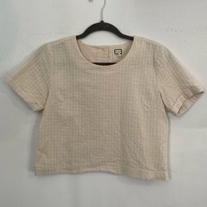 Tulip Hem Clad & Cloth Mo Vint Crop Top